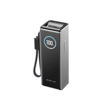 Načíst obrázek do prohlížeče Galerie, EcoFlow RAPID Power Bank (25000 mAh, 170 W, 100 W zabudované kabely) - stříbrná