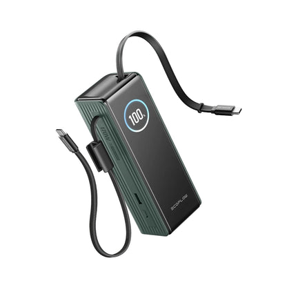 EcoFlow RAPID Power Bank (25000 mAh, 170 W, 100 W zabudované kabely) - zelená