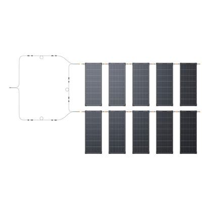 EcoFlow RV sada dvou 130W rigidních solárních panelů