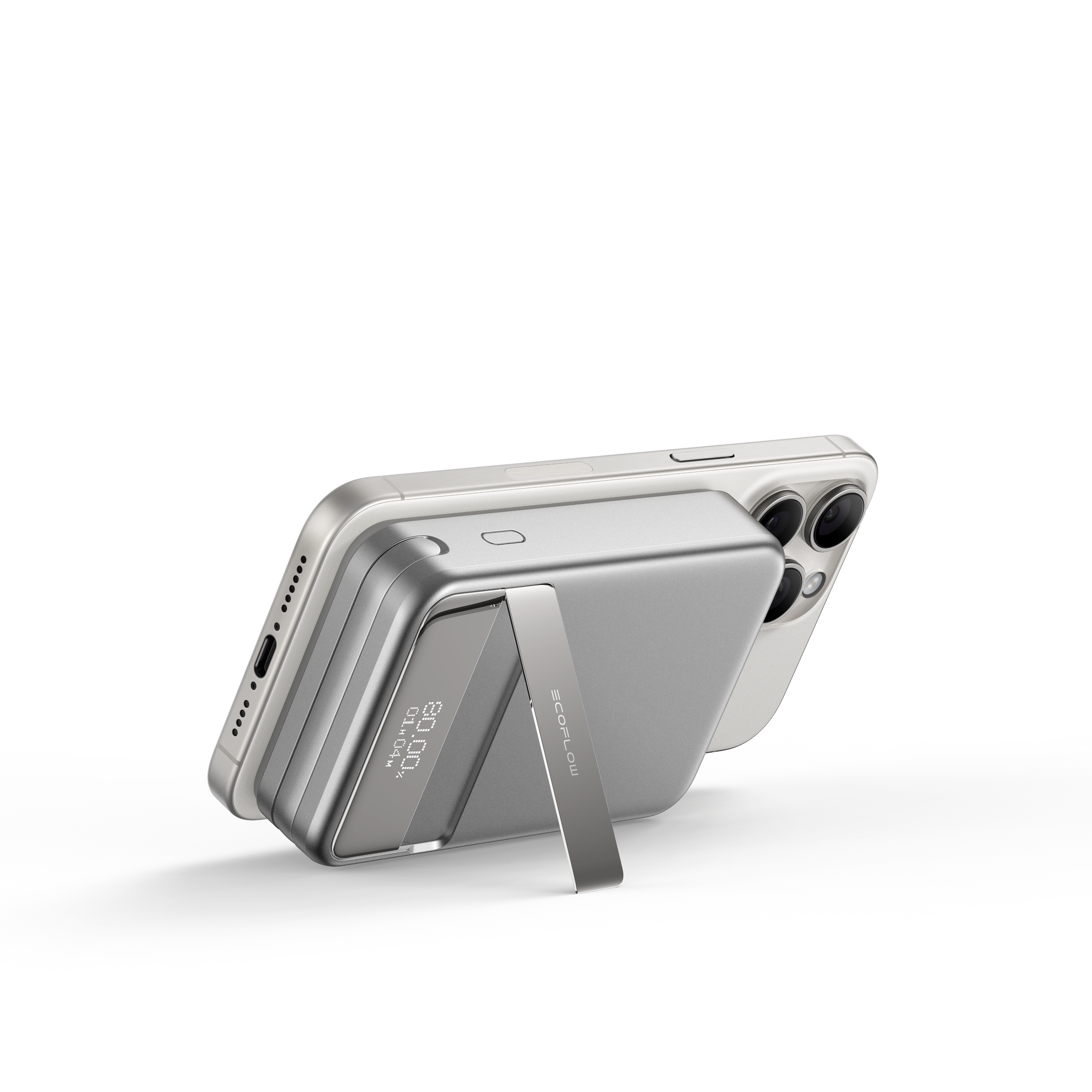 EcoFlow RAPID magnetická powerbanka (10000 mAh) - stříbrná