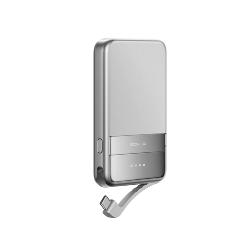EcoFlow RAPID magnetická powerbanka (5000 mAh) - stříbrná