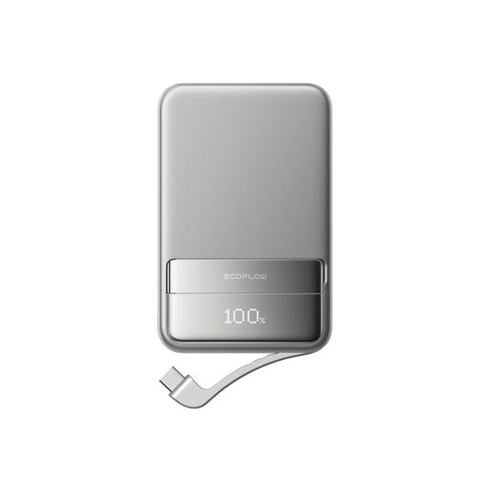 EcoFlow RAPID magnetická powerbanka (10000 mAh) - stříbrná