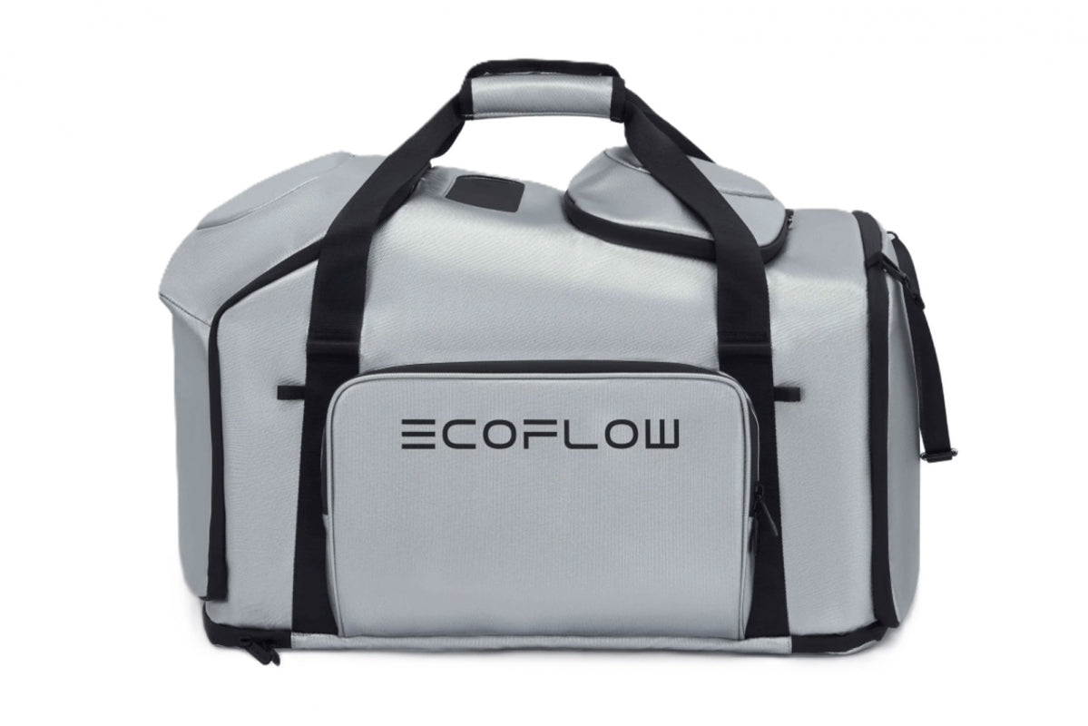 Ochranný obal pro EcoFlow WAVE 2 a WAVE 3 s držáky na veškeré příslušenství- stříbrný