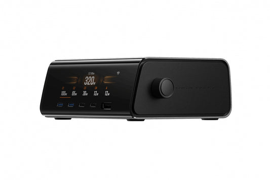 EcoFlow RAPID Pro Stolní nabíječka (320 W, 5 Portů, GaN)