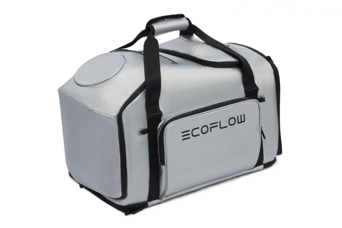 Ochranný obal pro EcoFlow WAVE 2 a WAVE 3 s držáky na veškeré příslušenství- stříbrný