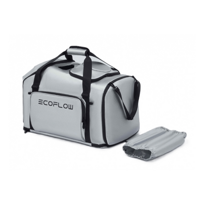 Ochranný obal pro EcoFlow WAVE 2 a WAVE 3 s držáky na veškeré příslušenství- stříbrný
