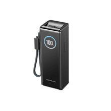 Načíst obrázek do prohlížeče Galerie, EcoFlow RAPID Power Bank (25000 mAh, 170 W, 100 W zabudované kabely) - černá
