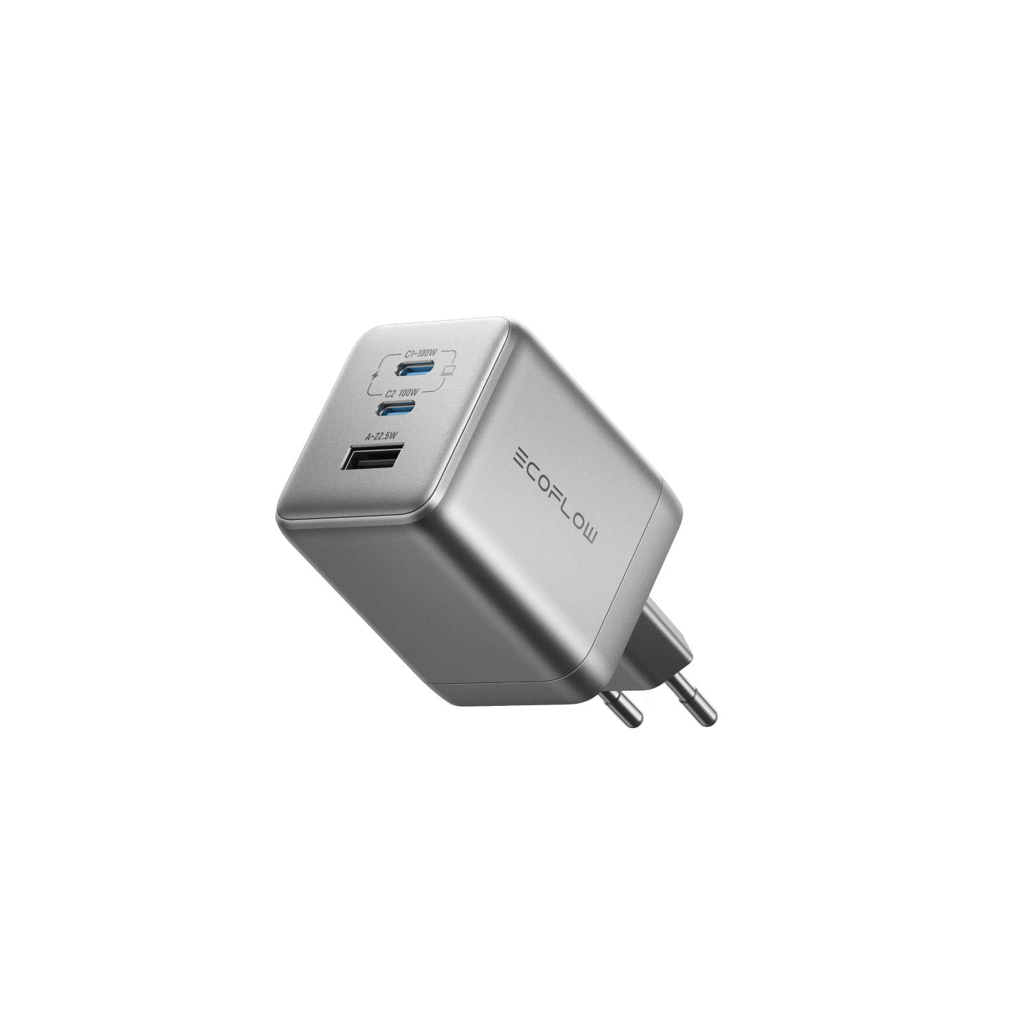 EcoFlow RAPID Pro Charger (100W, 3 Ports, GaN)